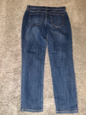 Old Navy Boyfriend Blue Denim Jeans Size 4 thumbnail 5