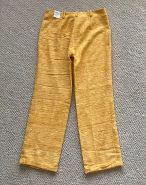 NEW J. McLaughlin Keller Relaxed Fit Clasp Fly Pant Trousers Marigold Size 4 NWT thumbnail 10