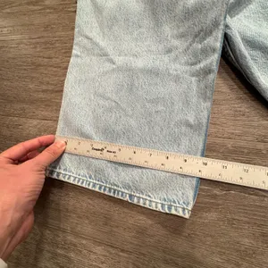 Abercrombie & Fitch Light Blue Wide Leg Jeans thumbnail 13