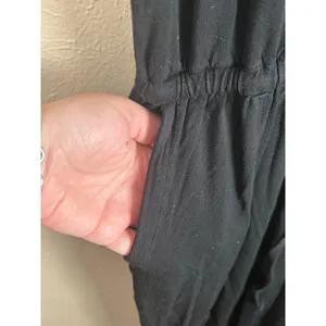 Aerie Size Small Jumpsuit Black Sleeveless Loungewear Comfy Athleisure Lounge thumbnail 4