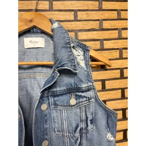 KanCan‎ Distressed Denim Vest Size Small thumbnail 5
