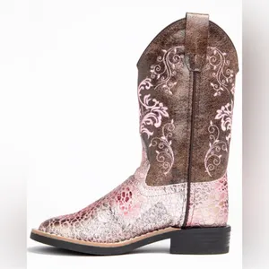 Shyanne Faux Leather Western‎ Boots - Square Toe size Size 5 thumbnail 6