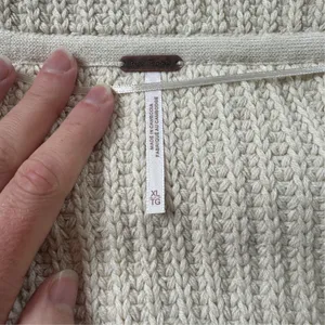 NEW Free People Swim to Deep Cardigan Birch Cream Beige thumbnail 5