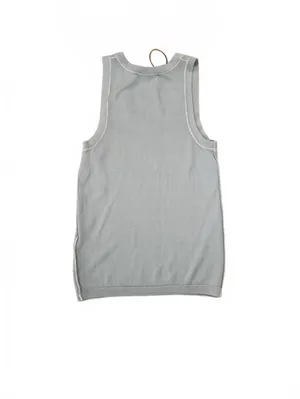 Zara | XS | Blue Sleeveless Knit Tee thumbnail 7