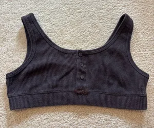 SKIMS Ribbed Scoop Neck Bralette thumbnail 1