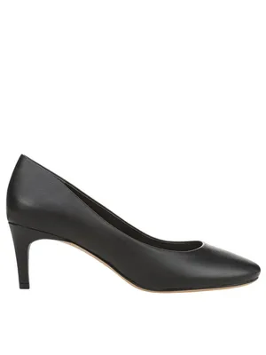 NWT Franco Sarto Womens Kamari Pump Low Heel J8421L1 Black Leather 7.5M thumbnail 6