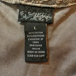Vintage Y2K Daytrip‎ Dress L Buckle Fairy Festival Crochet Lace Overlay Tiered thumbnail 6