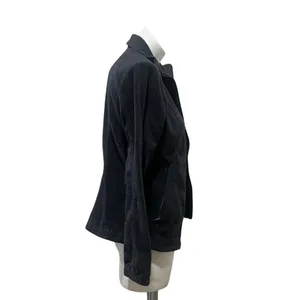 Columbia Women's Black Fleece Jacket Size M Full Zip Casual thumbnail 7