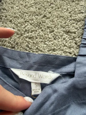Beyond Words Dress Blue thumbnail 2