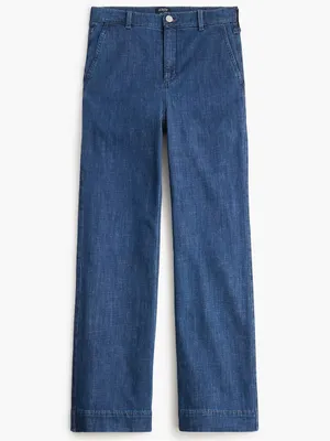 J. Crew High-Rise Wide-Leg‎ Trouser Jean All-Day Stretch thumbnail 2