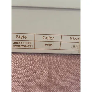 RAYE Jinxx Crystal High Heels in Pink 5.5 with Box Womens Satin Mules thumbnail 10