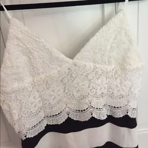 Boutique body con crochet top dress size l thumbnail 5