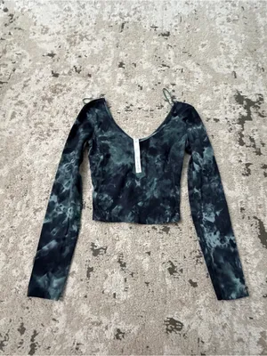 Lululemon Align Long Sleeve Shirt Size 2 in Diamond Dye thumbnail 3