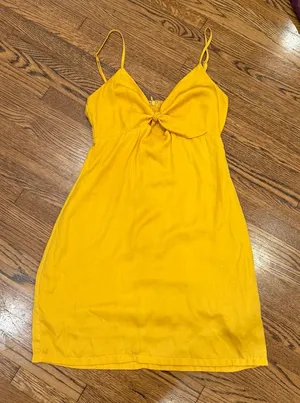 Urban Outfitters Yellow Mini Dress thumbnail 1