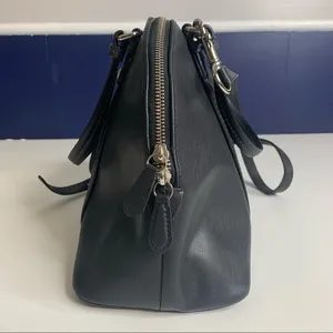Coach‎ Cora Peyton Black Saffiano Leather Domed Satchel thumbnail 8