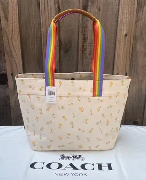 Coach Tote With Rainbow Roller Skate Graphic c4099 thumbnail 2