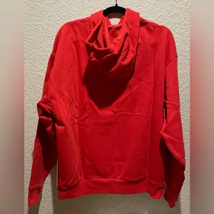 ALO Yoga NWT Accolade Hoodie Bright Red Color Unisex Oversized Size L thumbnail 5