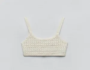 ZARA Knit Crop Top thumbnail 5