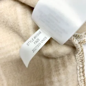 J. Crew Plaid Turtleneck Sweatshirt Womens Size M Tan‎ Glen Check Fleece thumbnail 8