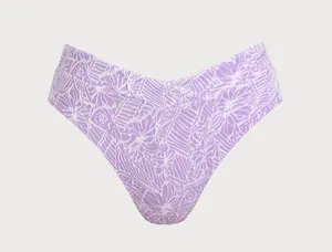 Berlook Purple Textured Cut Out Bikini Top & Bottom Size M thumbnail 8