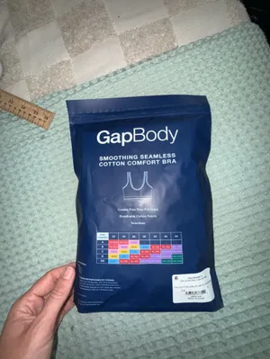 GapBody Smoothing Seamless‎ Cotton Comfort Bra - (2 Pack) M thumbnail 2