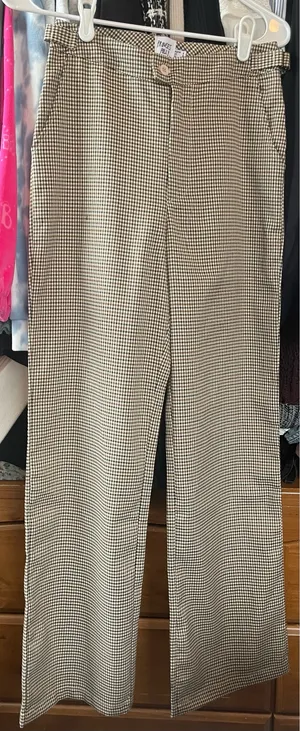 Princess Polly Houndstooth Pants thumbnail 1