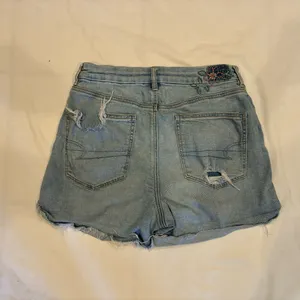 American Eagle Womans Sz12 Floral Embroidered High Rise Distressed Mom Shorts thumbnail 5