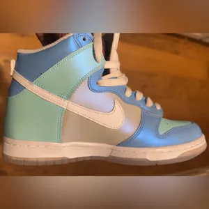Nike‎ Dunk High Blue Mint Clean Streetwear Sneaker hightop 5.5Y W7 DV2206-400 thumbnail 4