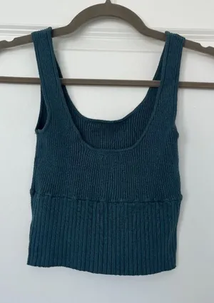 Kendall and Kylie Tank Top Sea Green thumbnail 1