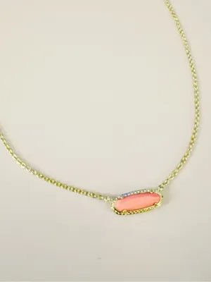 🪸KENDRA SCOTT 14K Gold Plated Eva Coral Magnesite Pendant Necklace thumbnail 6
