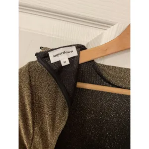 Revolve Superdown Metallic Nissa Open Back Flare Leg Jumpsuit, M thumbnail 9