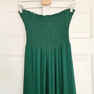 Reformation‎ Hibiscus Maxi Dress in Emerald Green Size Small Cut Out Bow Front thumbnail 12