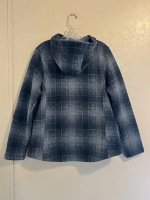 The North Face women’s Crescent Hooded Sweater Pullover sz L thumbnail 2