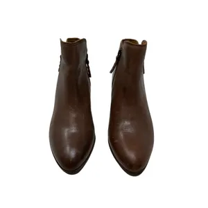 Frye‎ Judith Double-Zip Leather Ankle Boots Booties Brown Size US 9 thumbnail 4