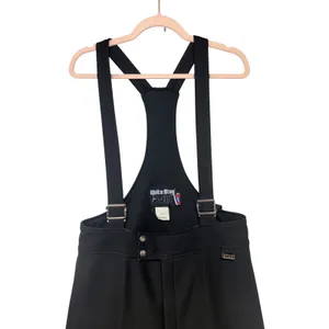 Vintage White Stag Ski Bibs Pants Black High Waisted Suspender Made USA Medium thumbnail 4