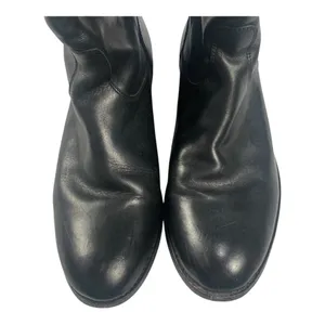 Frye size 9 B Melissa button back riding Black Leather Tall Boots thumbnail 11