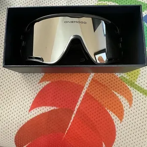Polarized black sport glasses for men fishing golf cycling baseball thumbnail 3