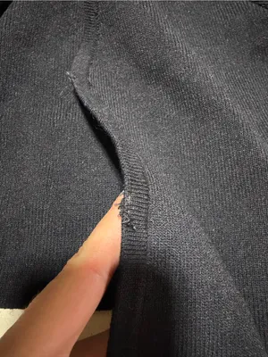 7 for all mankind Black Cropped Open-Front cardigan Sweater XS thumbnail 7