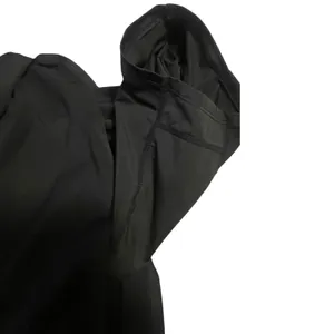 Black Athletic Exercise Dress with Built-in Romper Liner and Pockets Sleeveless‎ thumbnail 6