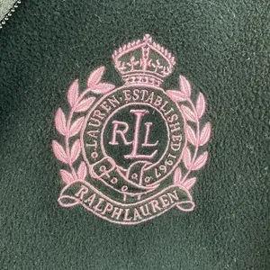 Ralph Lauren Black & Pink Fleece Zip Up Long Sleeve Jacket M thumbnail 5