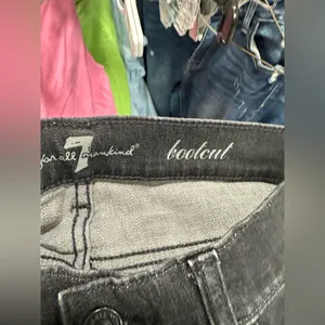 7 For All Mankind Bootcut Jeans With Rhinestones thumbnail 5