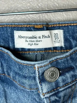 Abercrombie & Fitch The Mom High Rise Denim Shorts Women’s Size 30 / 10 thumbnail 6
