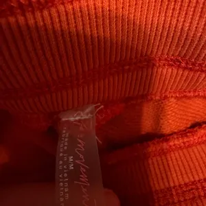 FP Movement Free People Time after Time Set Sweatshirt Shorts Orange Sz Med thumbnail 10