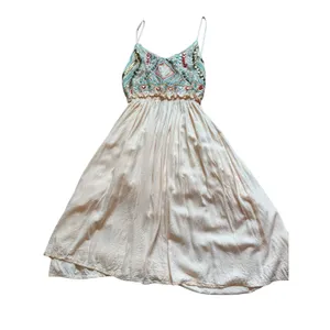 Anthropologie Raga Cotton Embellished Mini Dress - Size L thumbnail 14