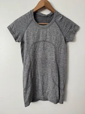 Lululemon 4 Swiftly Short Sleeve Tee Shirt in Grey thumbnail 1