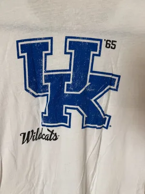 UK Wildcats University of Kentucky Logo Round Neck Tee T Shirt Top Size Large thumbnail 6