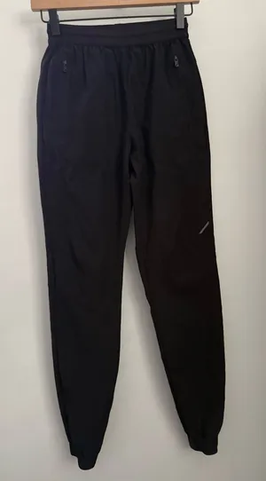 Hill City Men’s XS Midweight Train Pants Black Outdoor Drawstring Jogger Fitted thumbnail 1