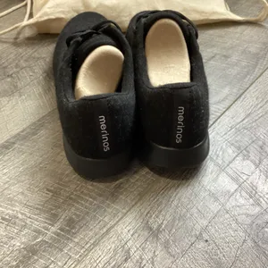 Merinos Lace Up Black With Black Soles Sneakers Size 10 NWT thumbnail 5