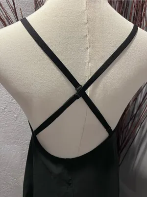 🌸Aerie Offline Real Me Black Ruffle Athletic Dress Size Small🌸 thumbnail 5
