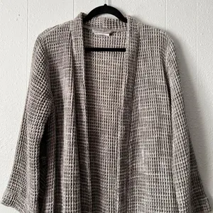 Parachute Robe Womens Small Waffle Knit Open Front 100% Cotton Breathable Cozy thumbnail 3